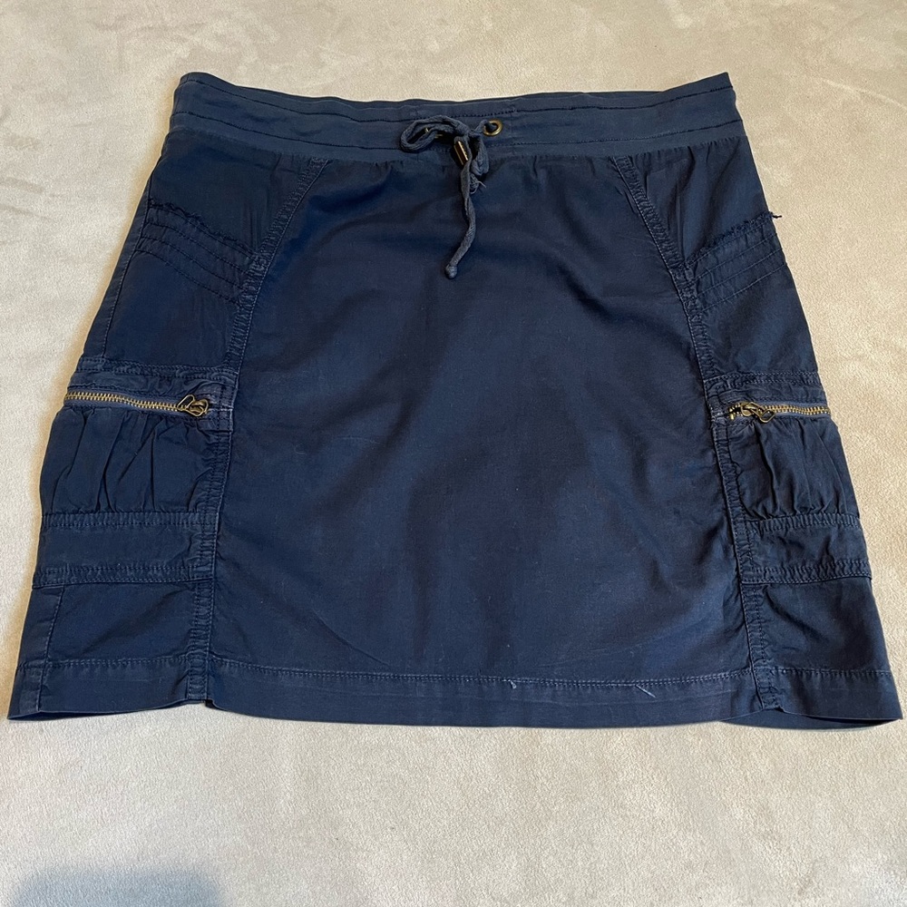 XCVI Navy blue mini-skirt